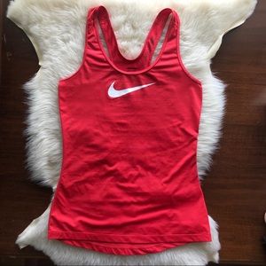 Red Nike Dri Fit Tank Top